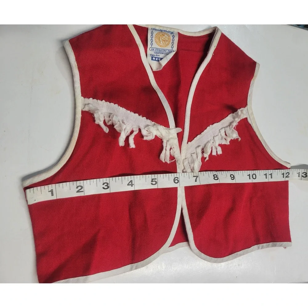Vtg Pony Boy 50s Kids‎ Cowboy hat Vest skirt Western Outfit costume sz M Rare